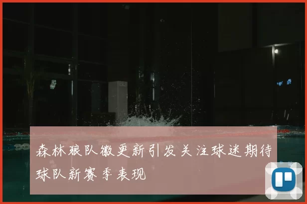 森林狼队徽更新引发关注球迷期待球队新赛季表现