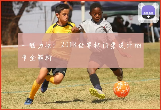 一睹为快:2018世界杯门票设计细节全解析